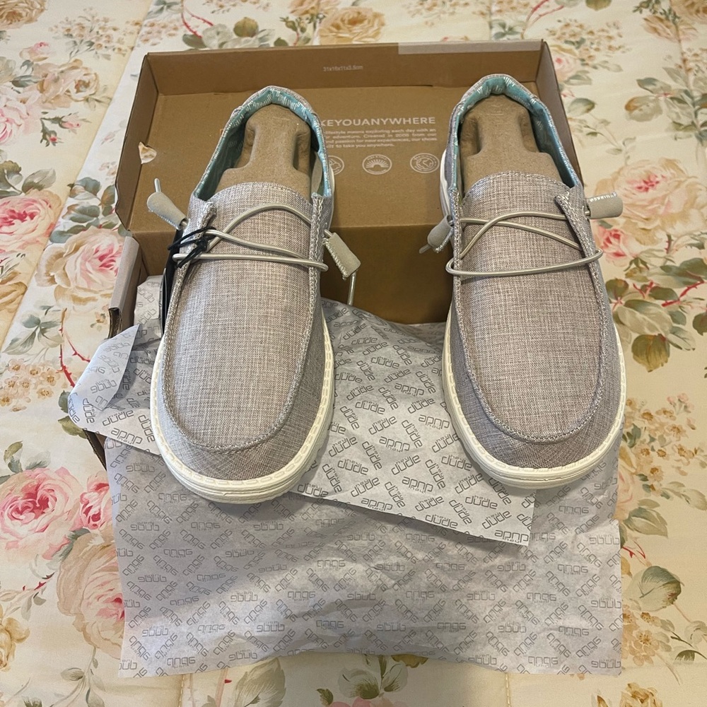 Women’s new Hey Dudes.